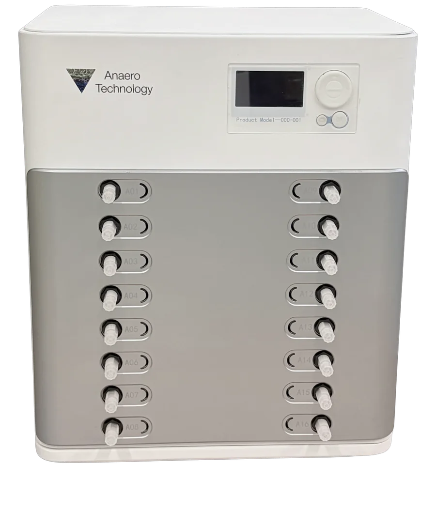 The Chimera Max gas analyser, turnable through a full rotation — Front