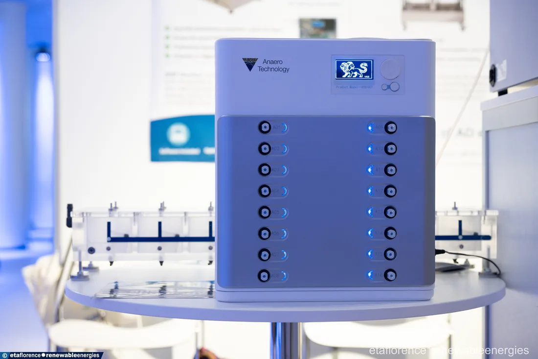 A Chimera Max on the Anaero Technology stand at EUBCE